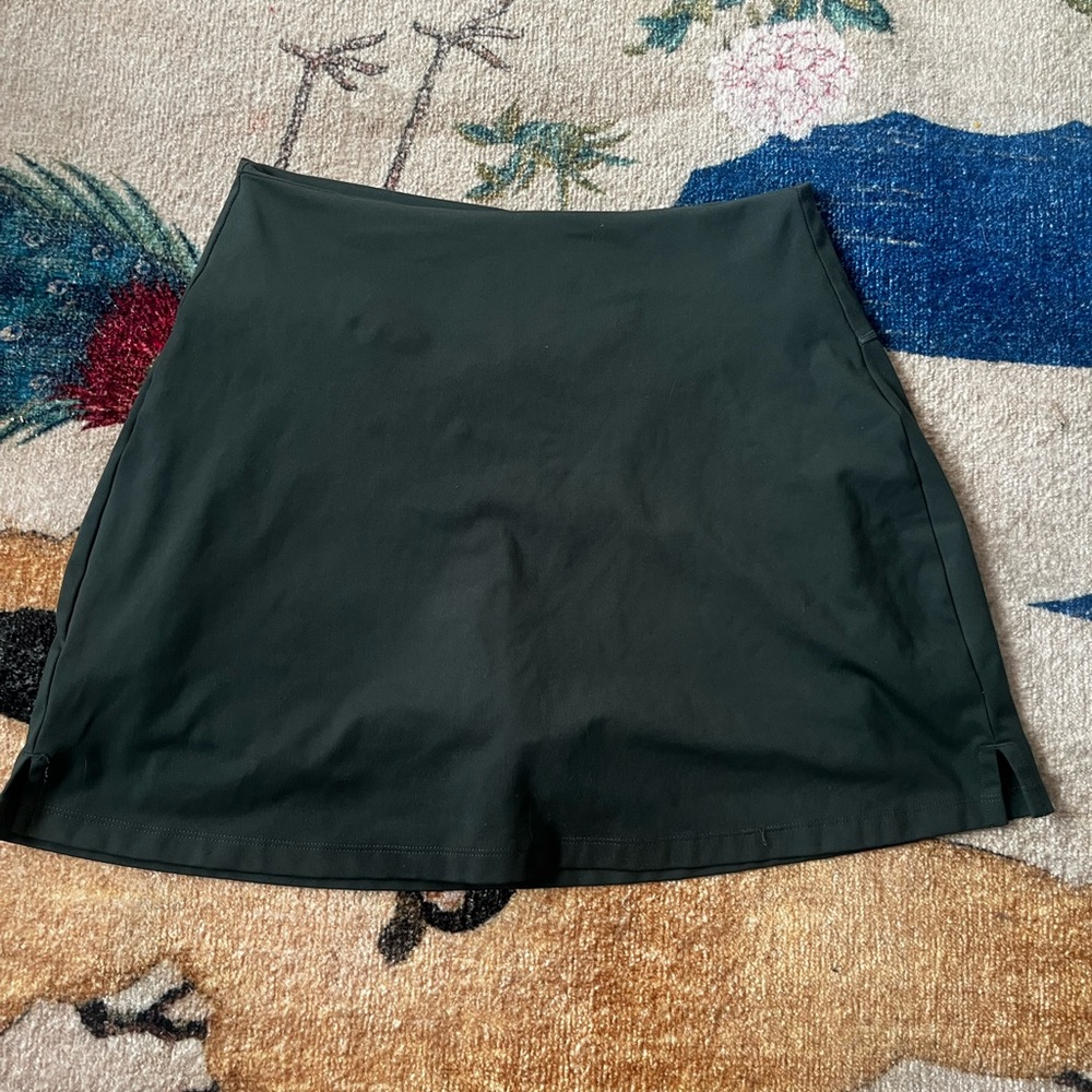 girlfriend collective dark green Women’s Active Skort